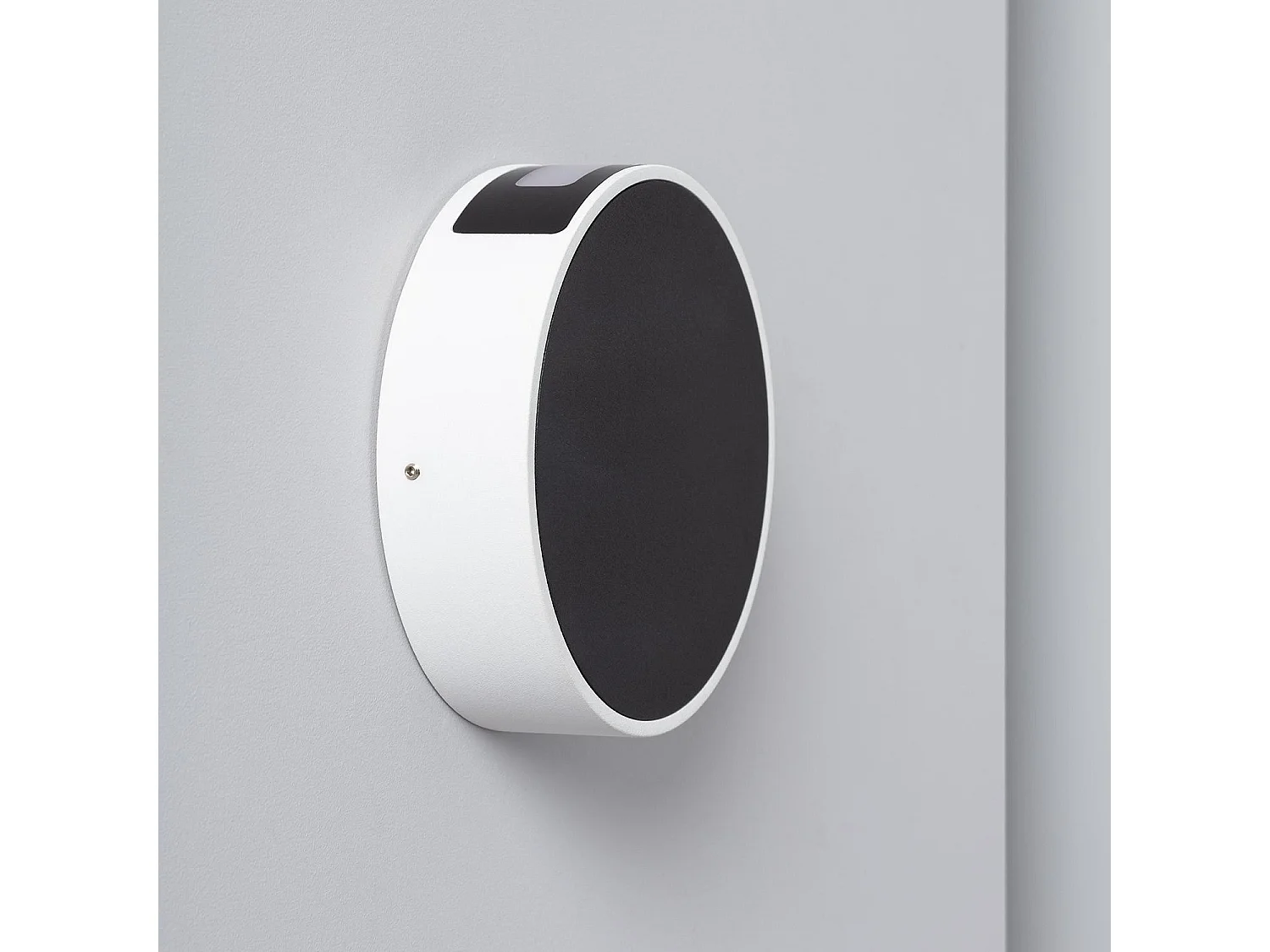 Applique Murale LED Extérieure Aluminium Crono 6W Noire 3000K Blanc chaud