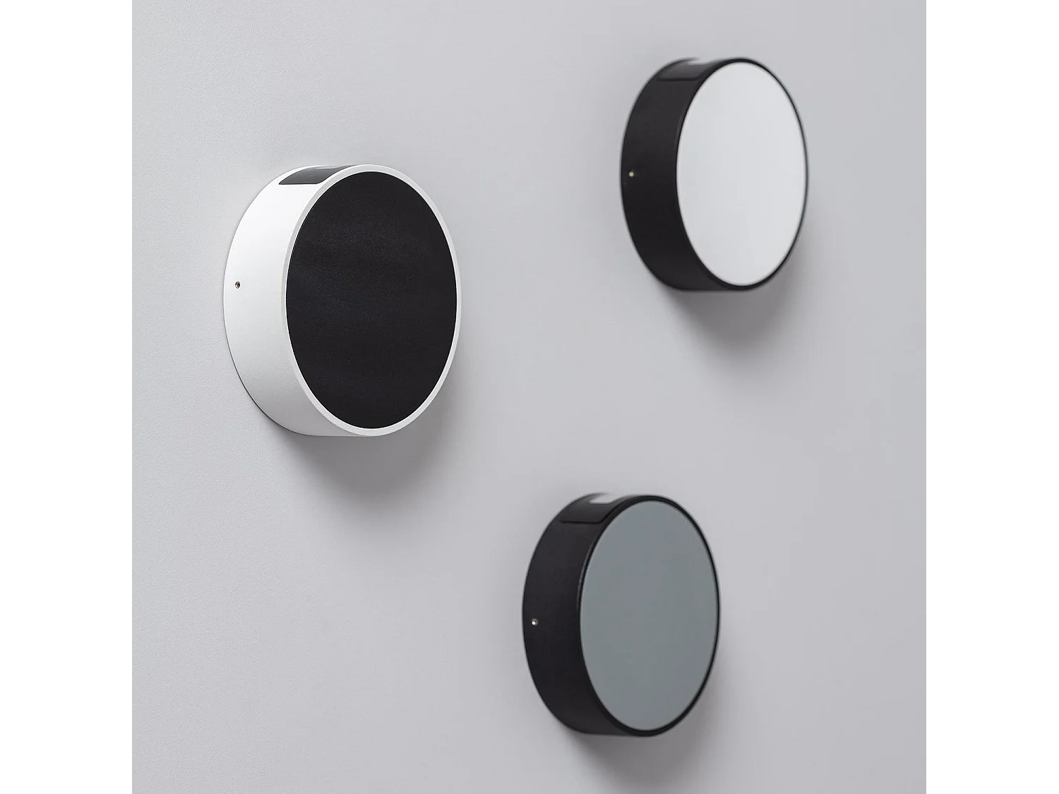 Applique Murale LED Extérieure Aluminium Crono 6W Noire 3000K Blanc chaud