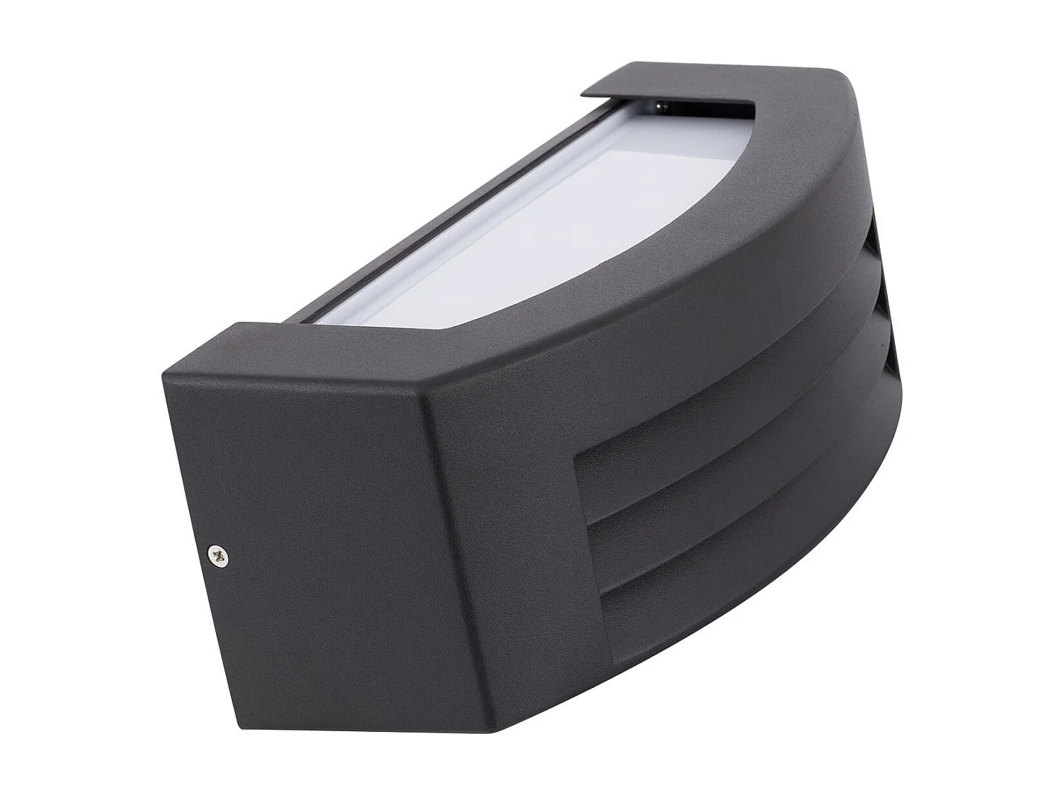 Aplique de Pared Exterior de Aluminio Riva Negro