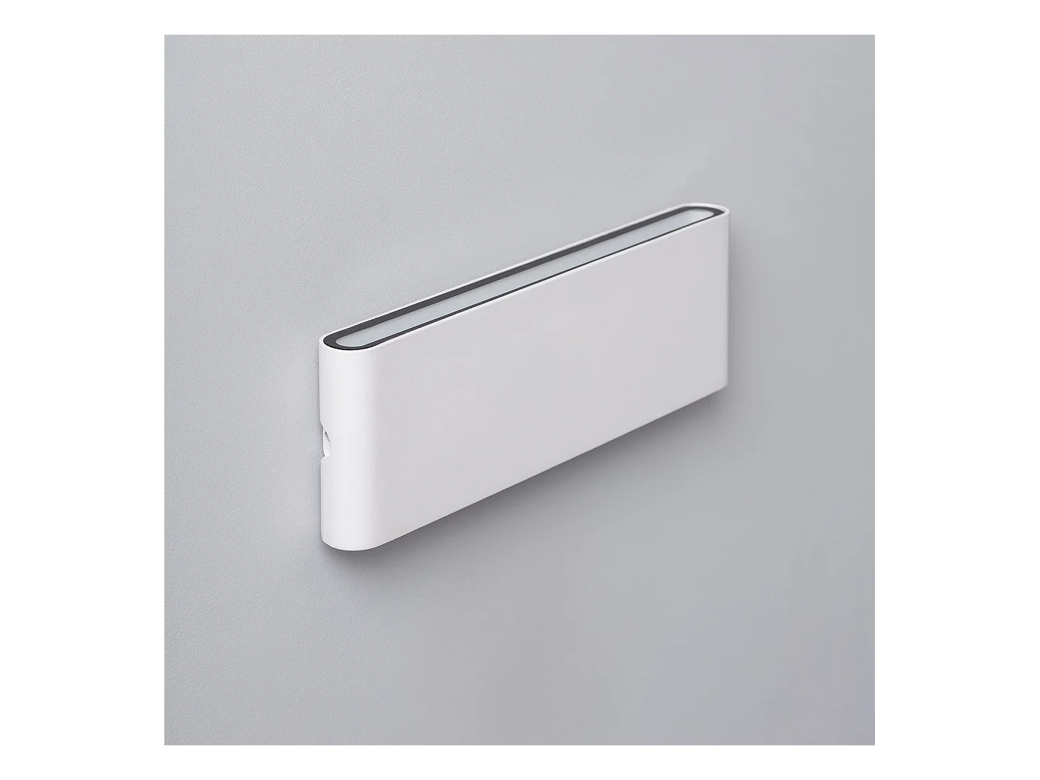 Applique Murale Extérieure LED 20W Aluminium Rectangulaire Éclairage Double Face Blanche