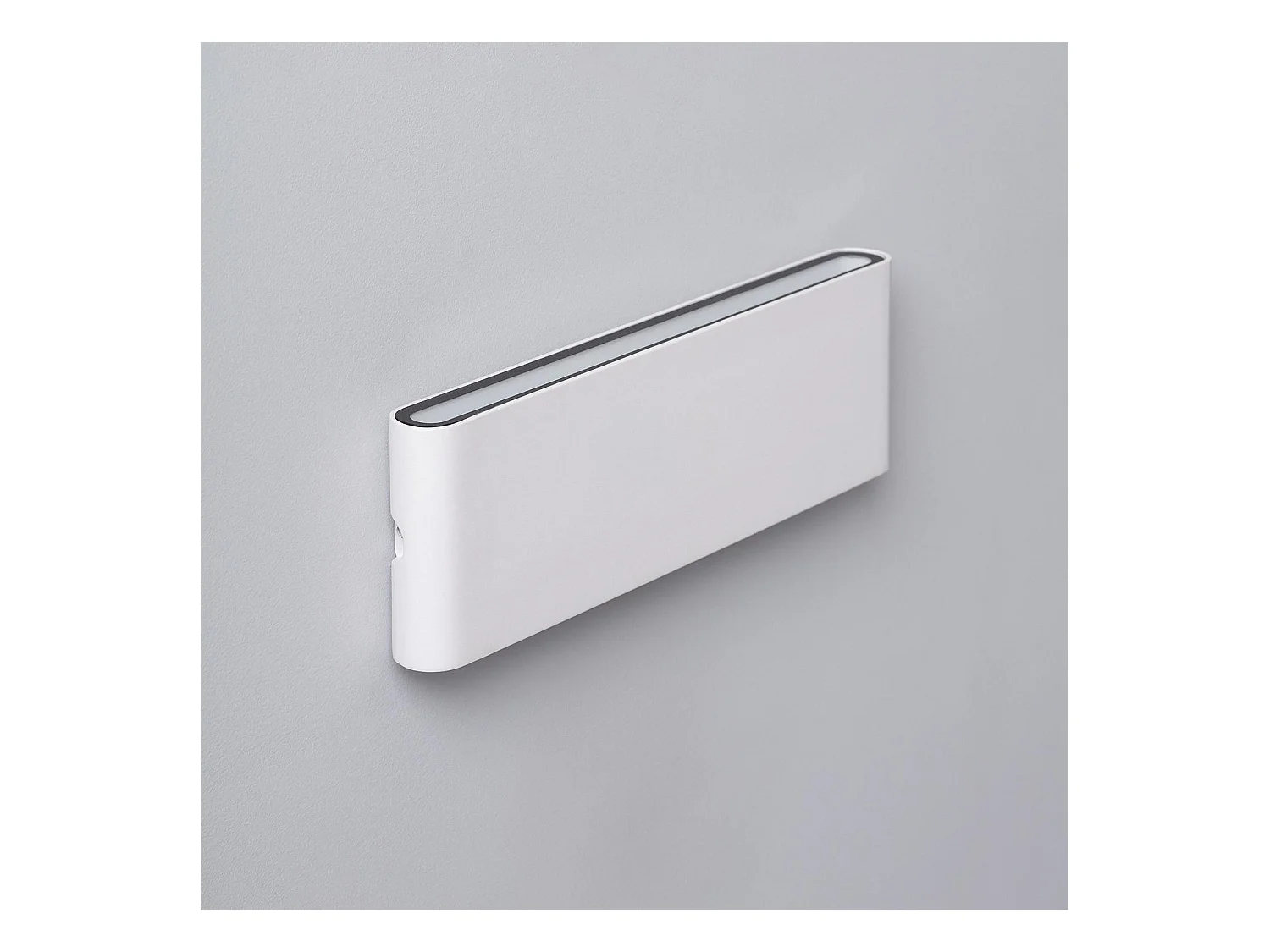 Applique Murale Extérieure LED 20W Aluminium Rectangulaire Éclairage Double Face Blanche