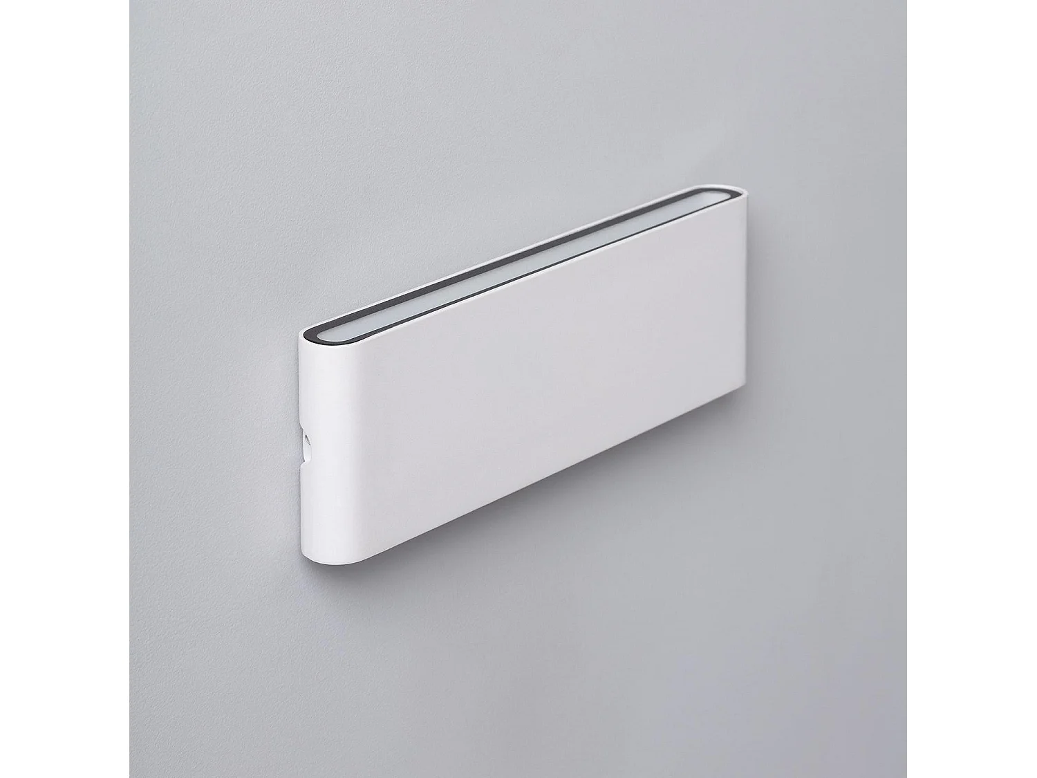 Applique Murale Extérieure LED 20W Aluminium Rectangulaire Éclairage Double Face Blanche