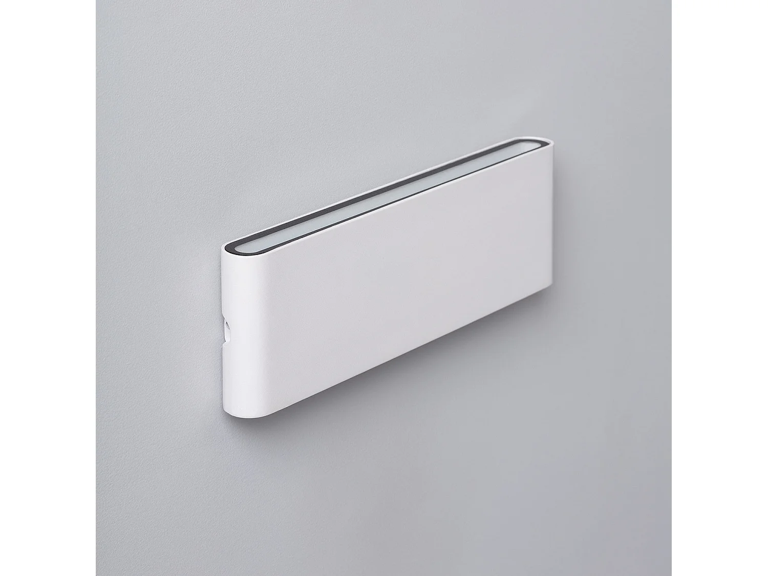 Applique Murale Extérieure LED 20W Aluminium Rectangulaire Éclairage Double Face Blanche 2700K Blanc chaud