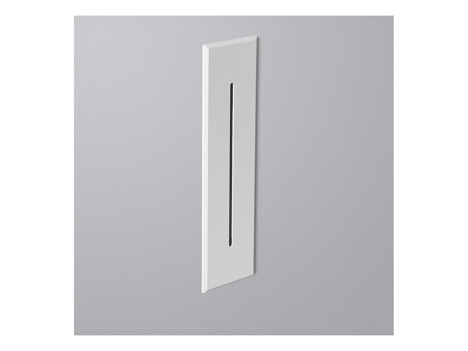 Balise LED Extérieure 3W Encastrable au Mur Rectangulaire Wabi Linéaire  Blanche 2700K Blanc chaud