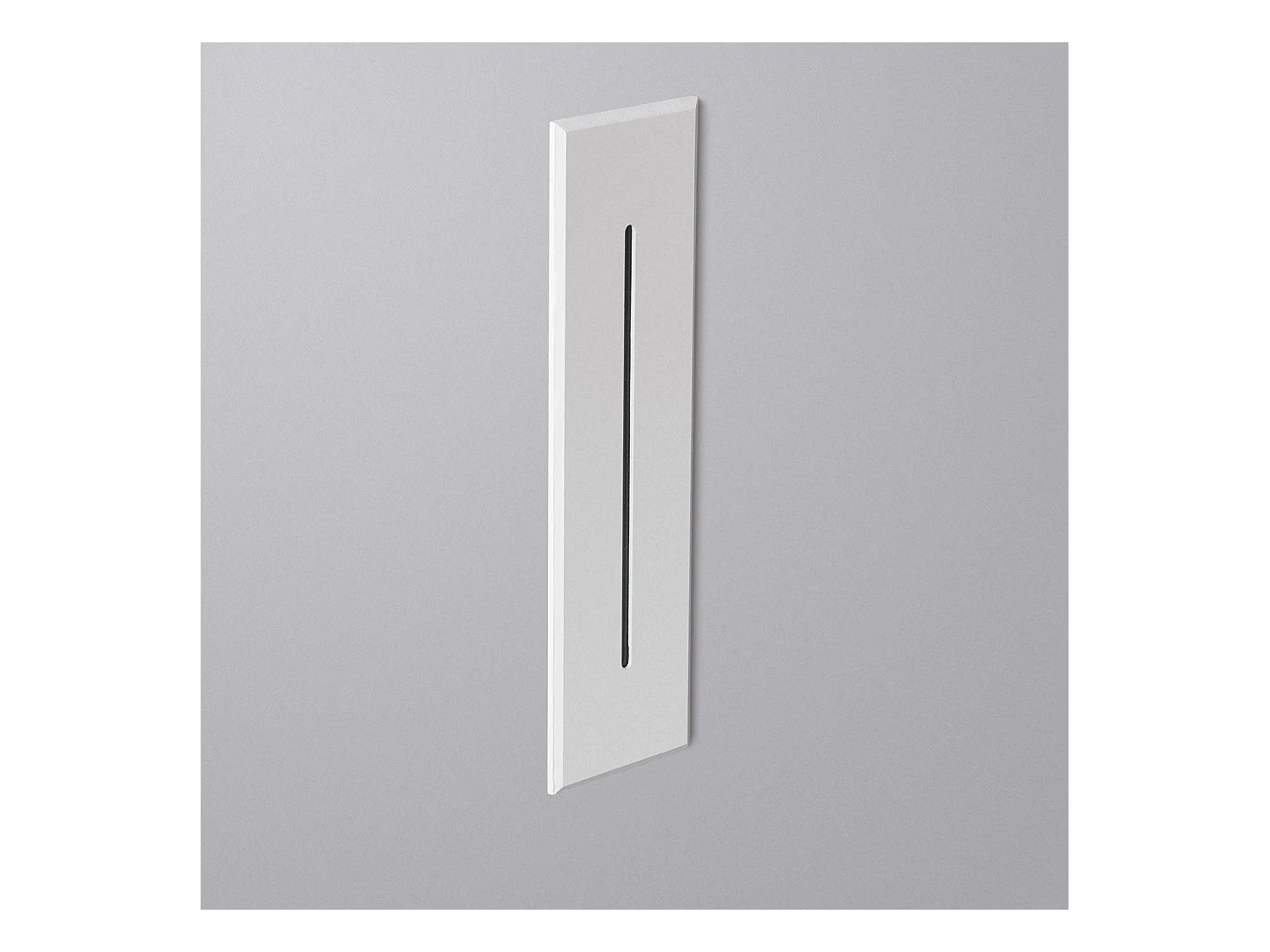 Balise LED Extérieure 3W Encastrable au Mur Rectangulaire Wabi Linéaire  Blanche 2700K Blanc chaud