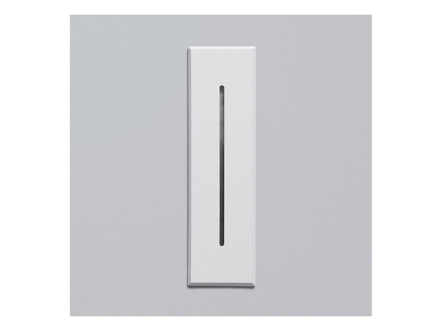 Balise LED Extérieure 3W Encastrable au Mur Rectangulaire Wabi Linéaire  Blanche 2700K Blanc chaud