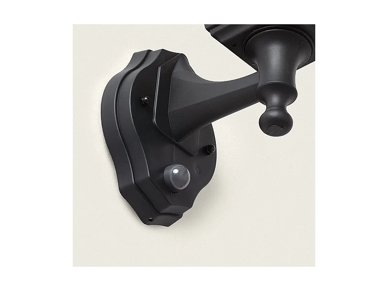 Lampe Murale Extérieure avec Détecteur de Présence PIR Mini Villa Noir