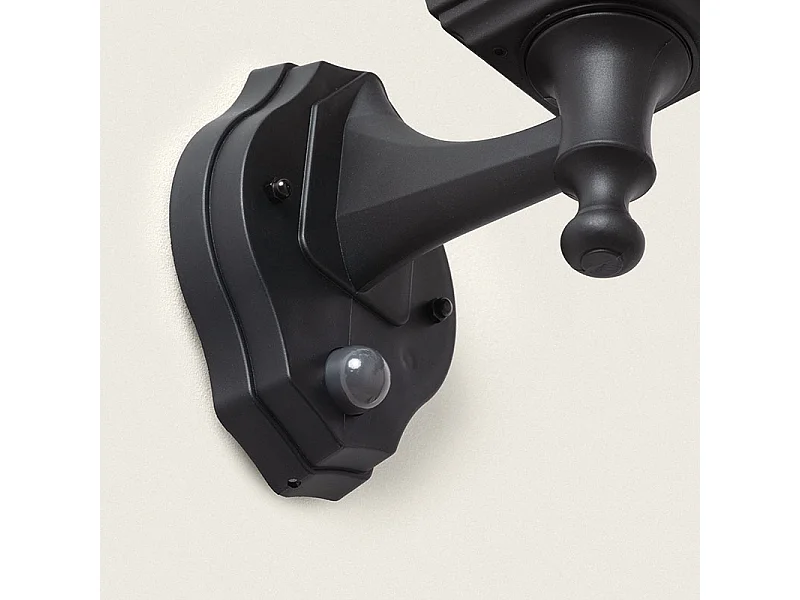 Lampe Murale Extérieure avec Détecteur de Présence PIR Mini Villa Noir