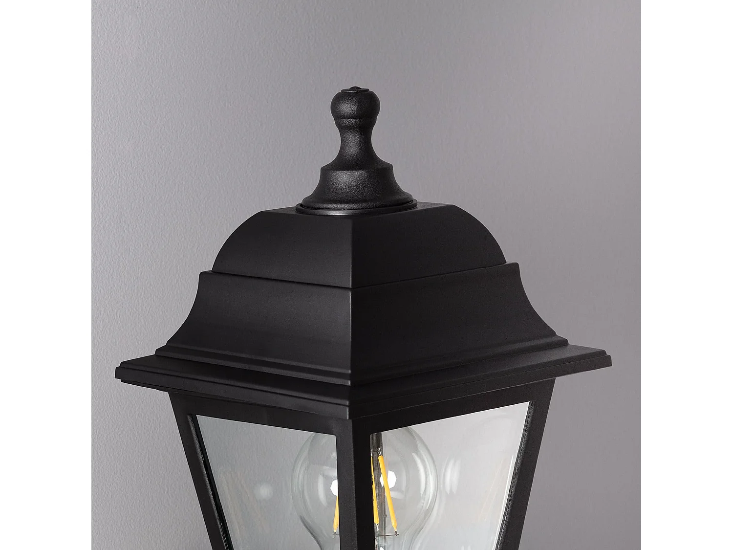 Lampe Murale Extérieure avec Détecteur de Présence PIR Mini Villa Noir