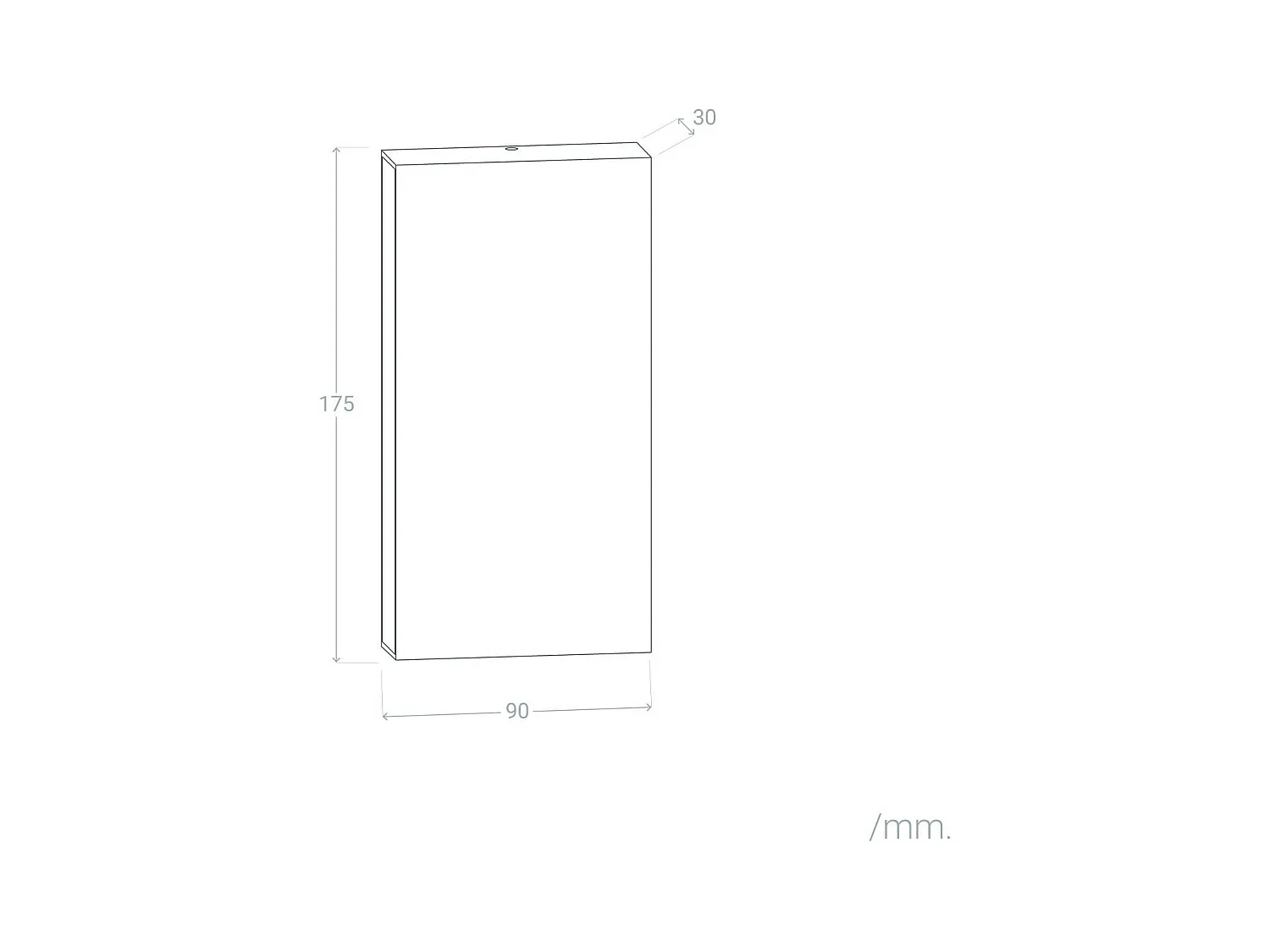 Applique Murale LED Extérieure Kaira 10W Éclairage Double Face Rectangulaire Noire 4000K Blanc neutre