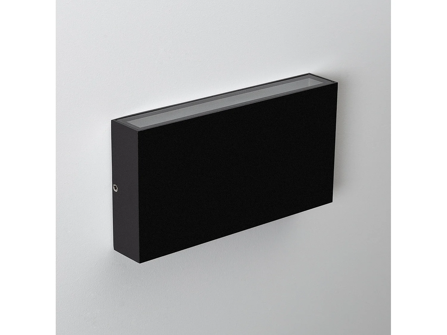 Aplique de Pared Exterior LED 10W Iluminación Doble Cara Rectangular Negro Luming II 4000K Blanco Neutro