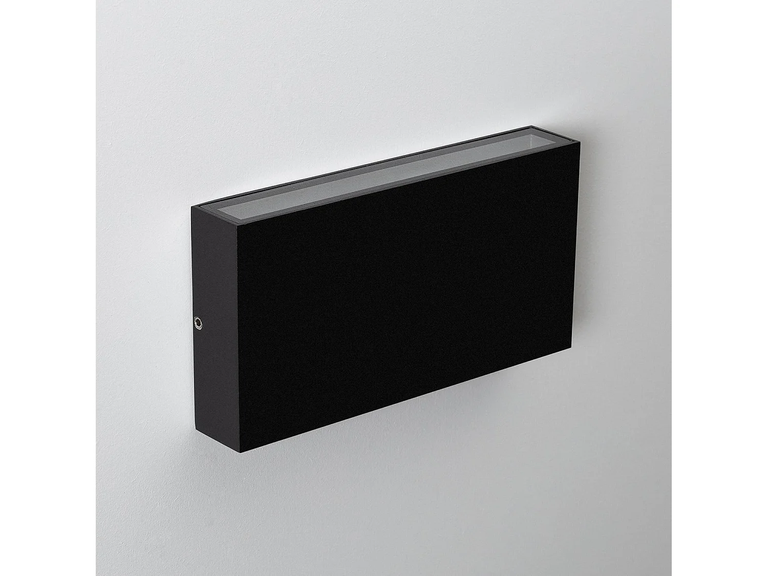 Aplique de Pared Exterior LED 10W Iluminación Doble Cara Rectangular Negro Luming II 4000K Blanco Neutro