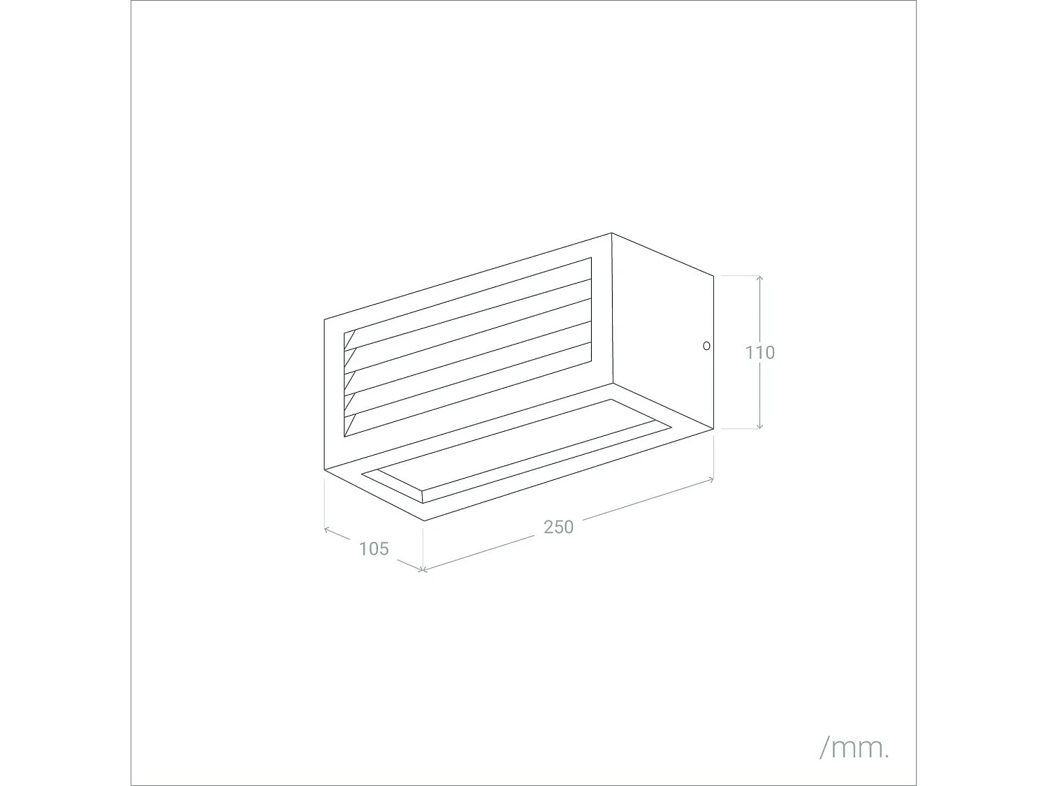 Aplique de Pared Exterior Metal Verina Negro