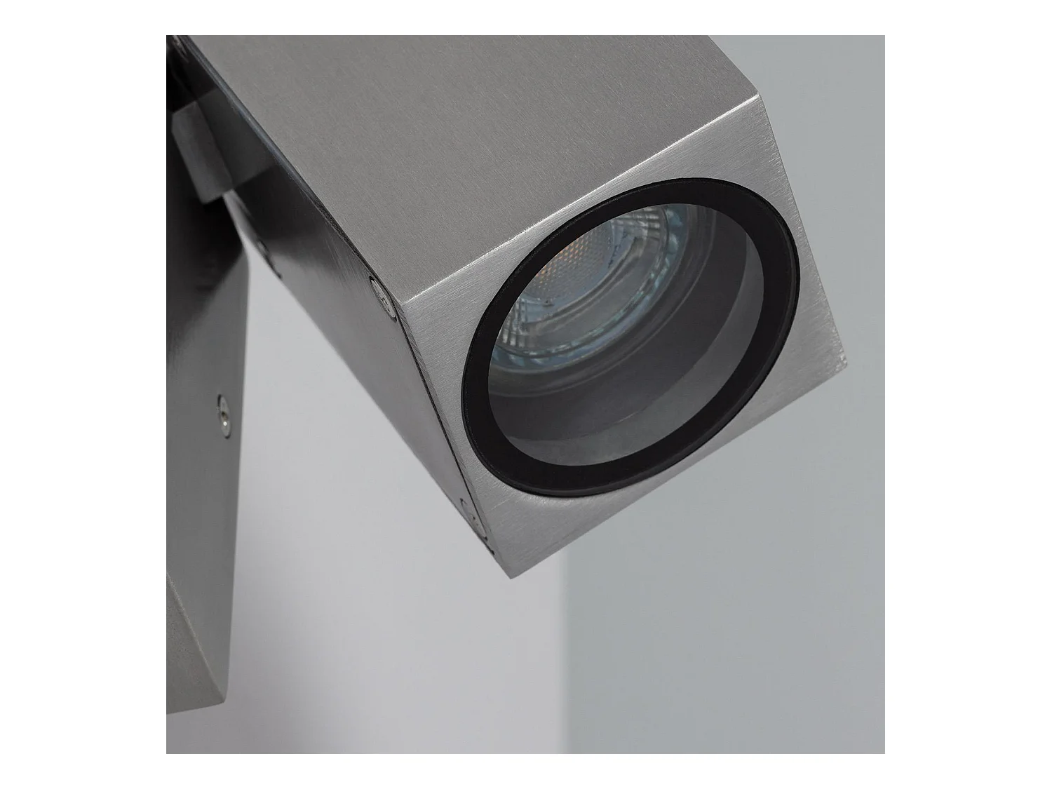 Applique Murale Extérieure Aluminium Carrée Onuba Argent