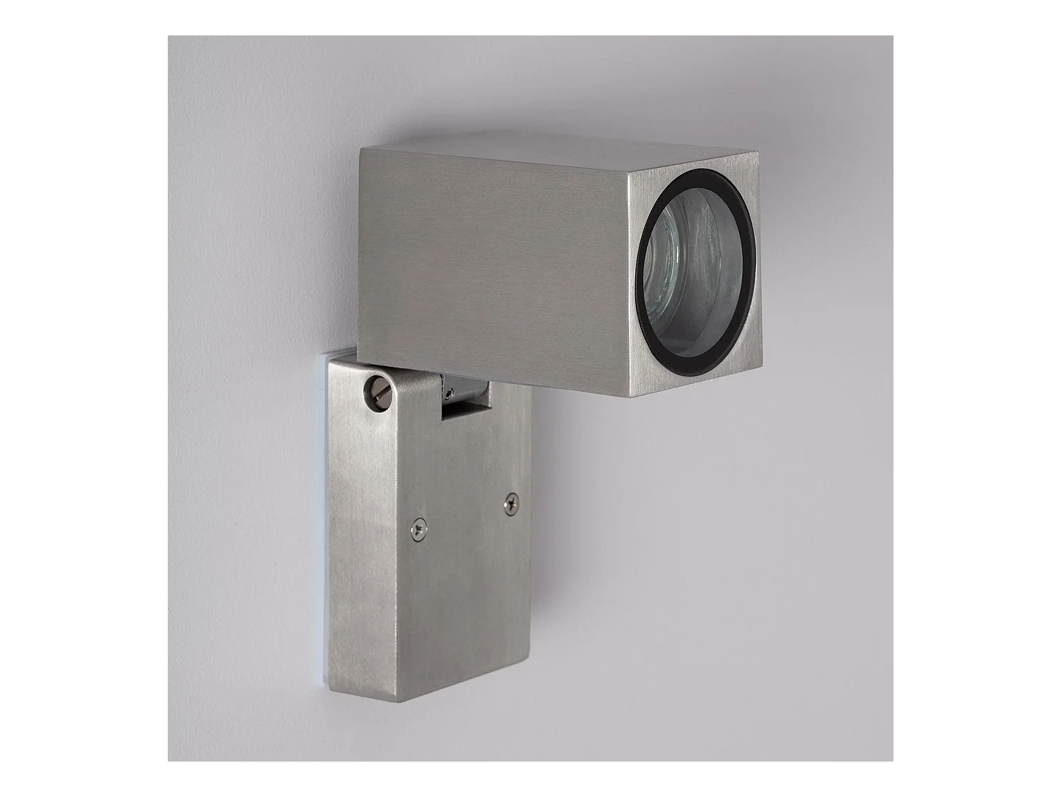 Applique Murale Extérieure Aluminium Carrée Onuba Argent