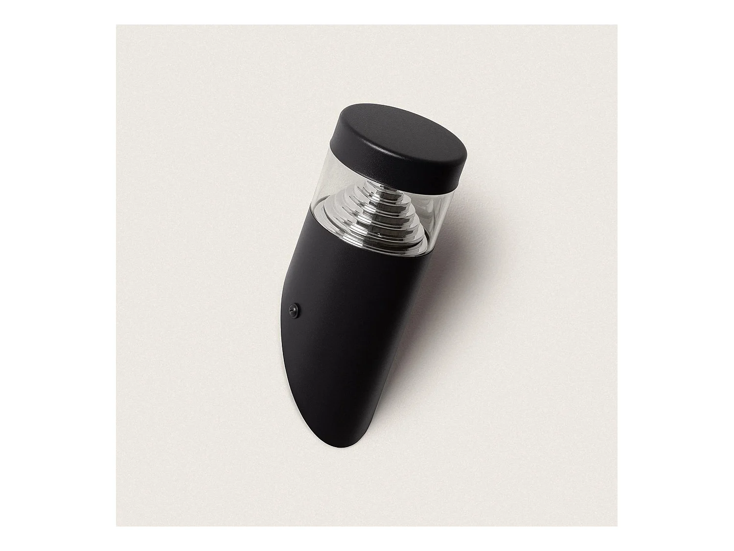 Applique da Parete LED 5W per Esterni Acciaio Inox Inti Nero 3000K Bianco Caldo