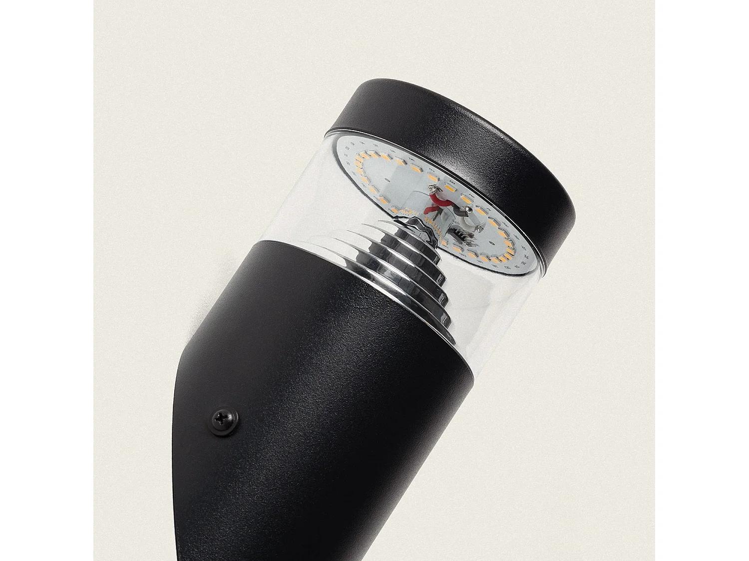 Applique Murale Extérieur LED 5W Inox Inti Black 3000K Blanc chaud