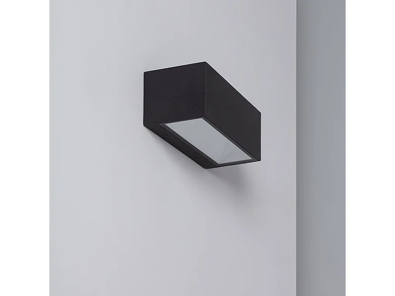 Applique da Parete per Esterni LED 18W Alluminio Illuminazione Doppia Luce CCT Selezionabile Gropius Nero