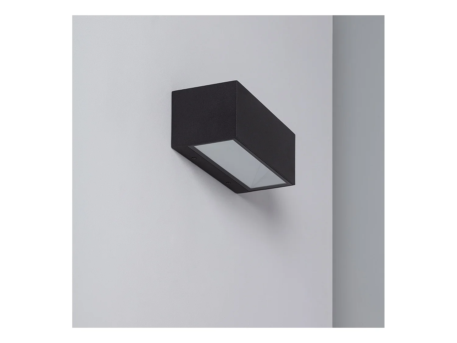 Applique da Parete per Esterni LED 18W Alluminio Illuminazione Doppia Luce CCT Selezionabile Gropius Nero