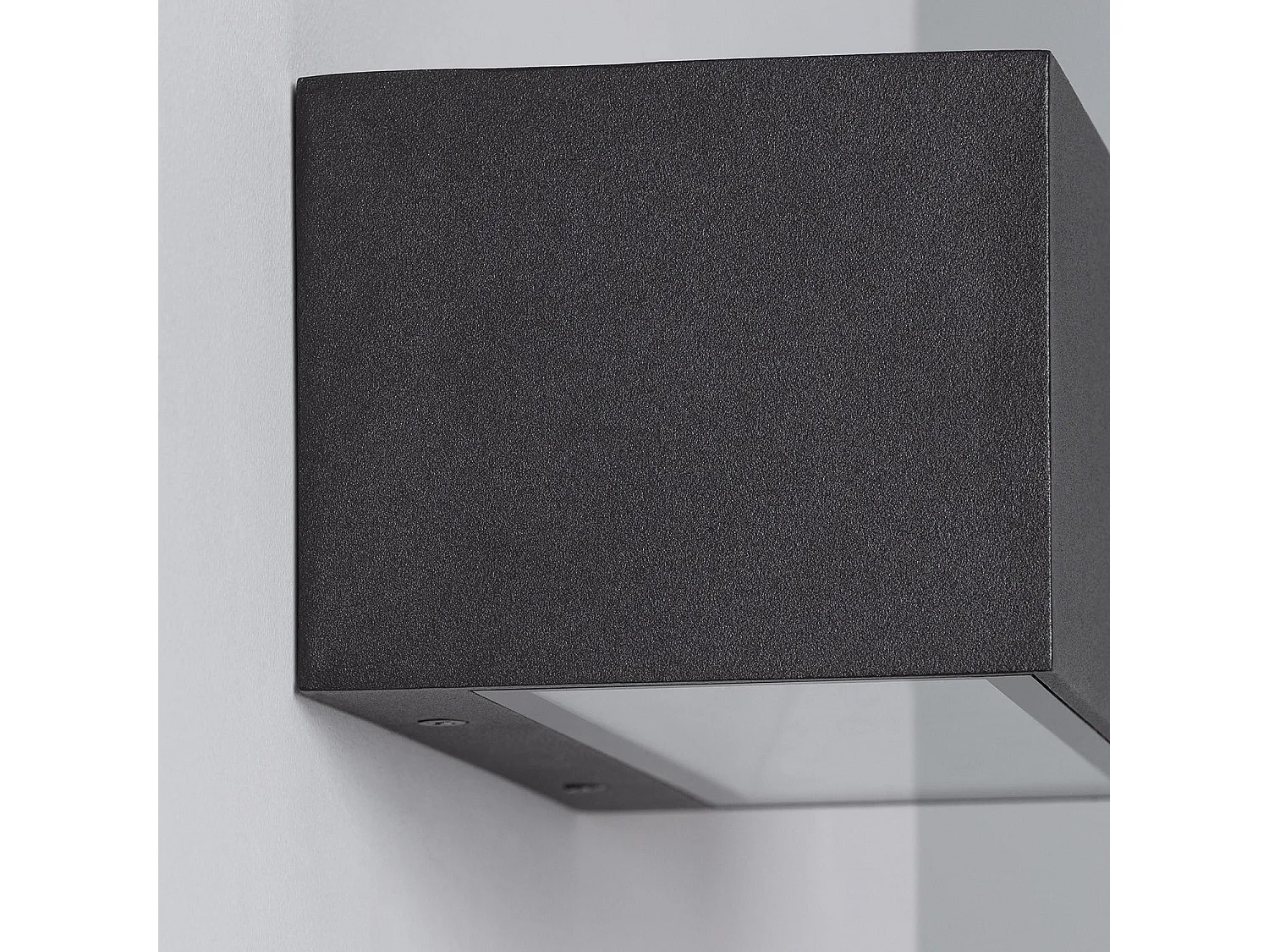 Applique da Parete per Esterni LED 18W Alluminio Illuminazione Doppia Luce CCT Selezionabile Gropius Nero