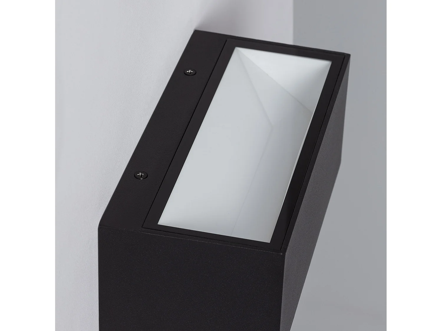 Applique Murale LED Extérieure Aluminium Gropius 18W Éclairage Double Face CCT Sélectionnable Noir