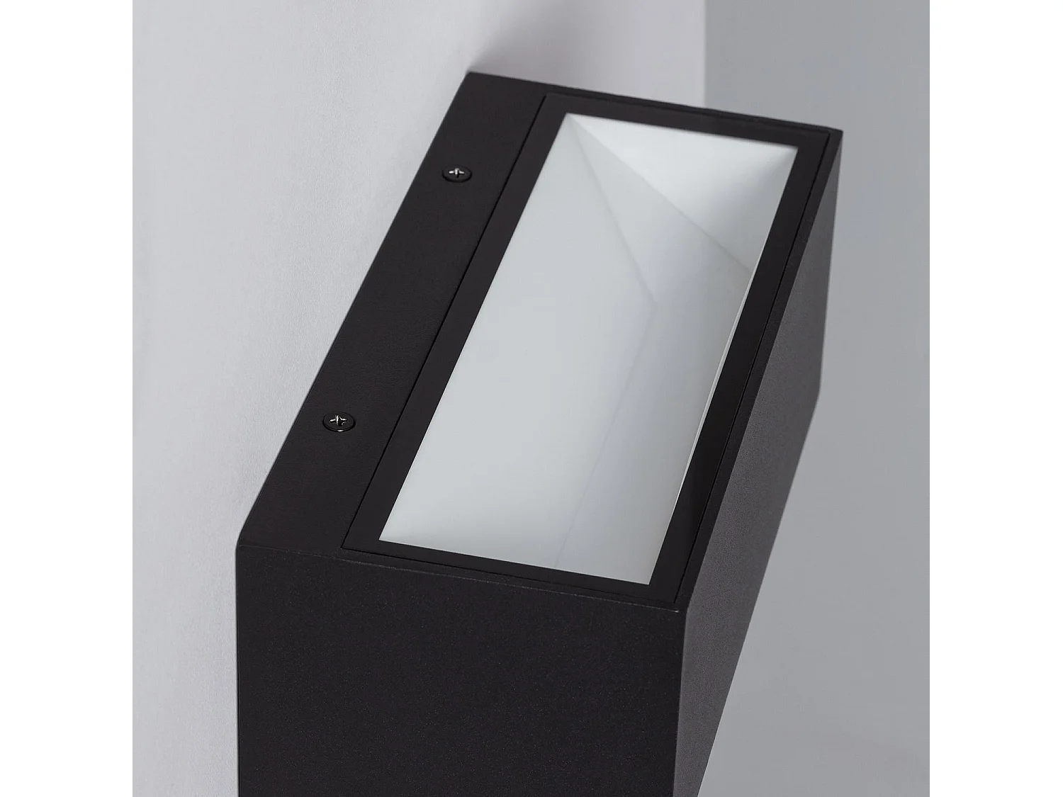 Applique Murale LED Extérieure Aluminium Gropius 18W Éclairage Double Face CCT Sélectionnable Noir