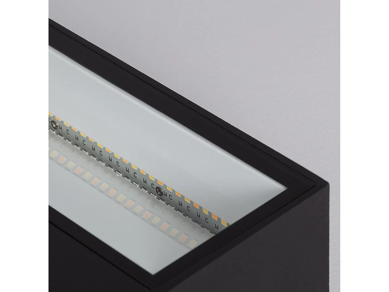 Applique da Parete per Esterni LED 18W Alluminio Illuminazione Doppia Luce CCT Selezionabile Gropius Nero