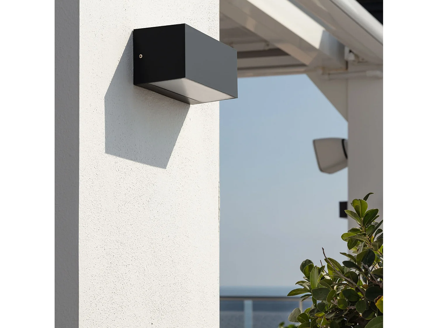 Applique da Parete per Esterni LED 18W Alluminio Illuminazione Doppia Luce CCT Selezionabile Gropius Nero