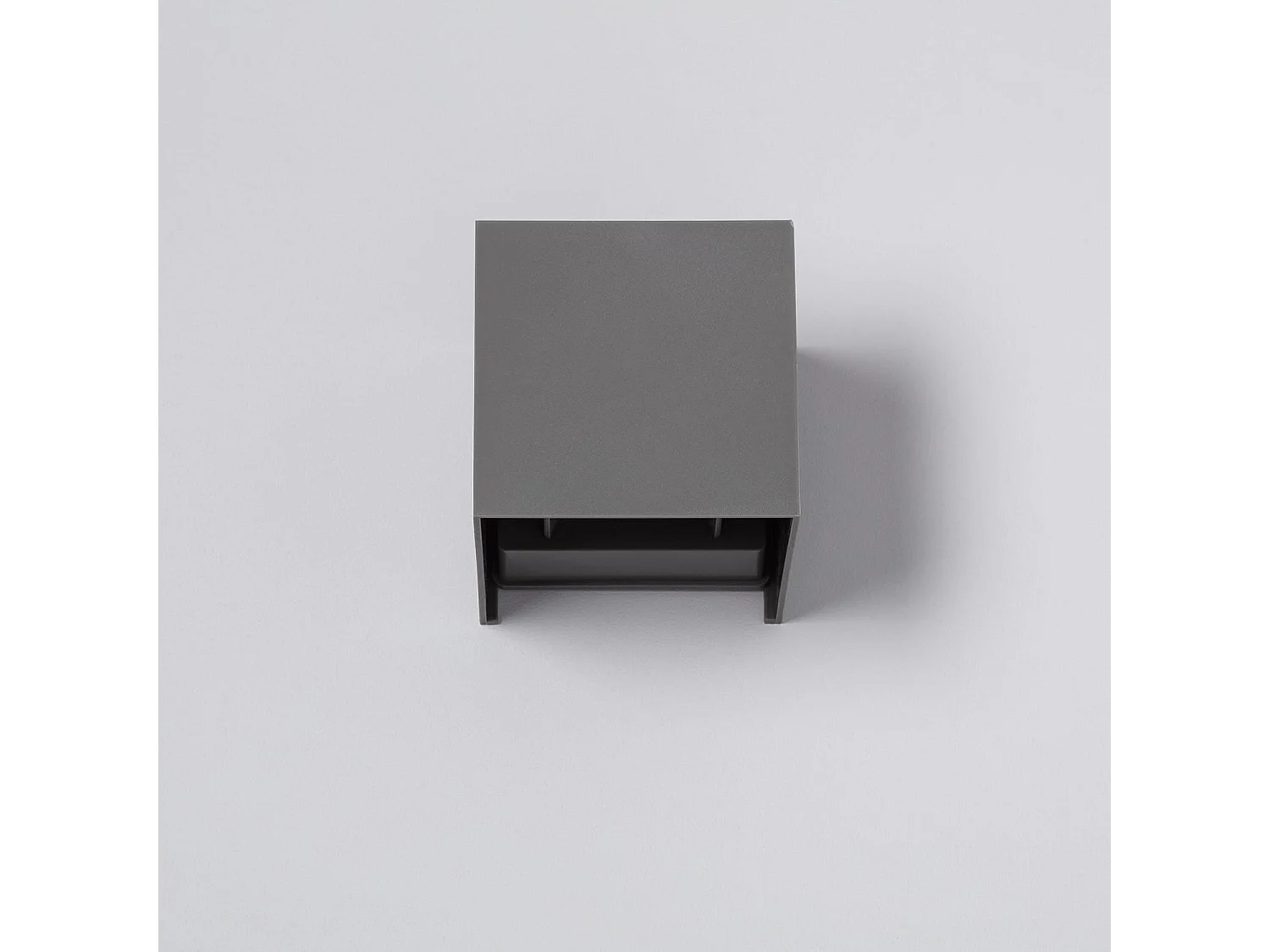 Aplique de Pared Exterior LED 6W Iluminación Doble Cara New Eros Gris Blanco Neutro 4000K