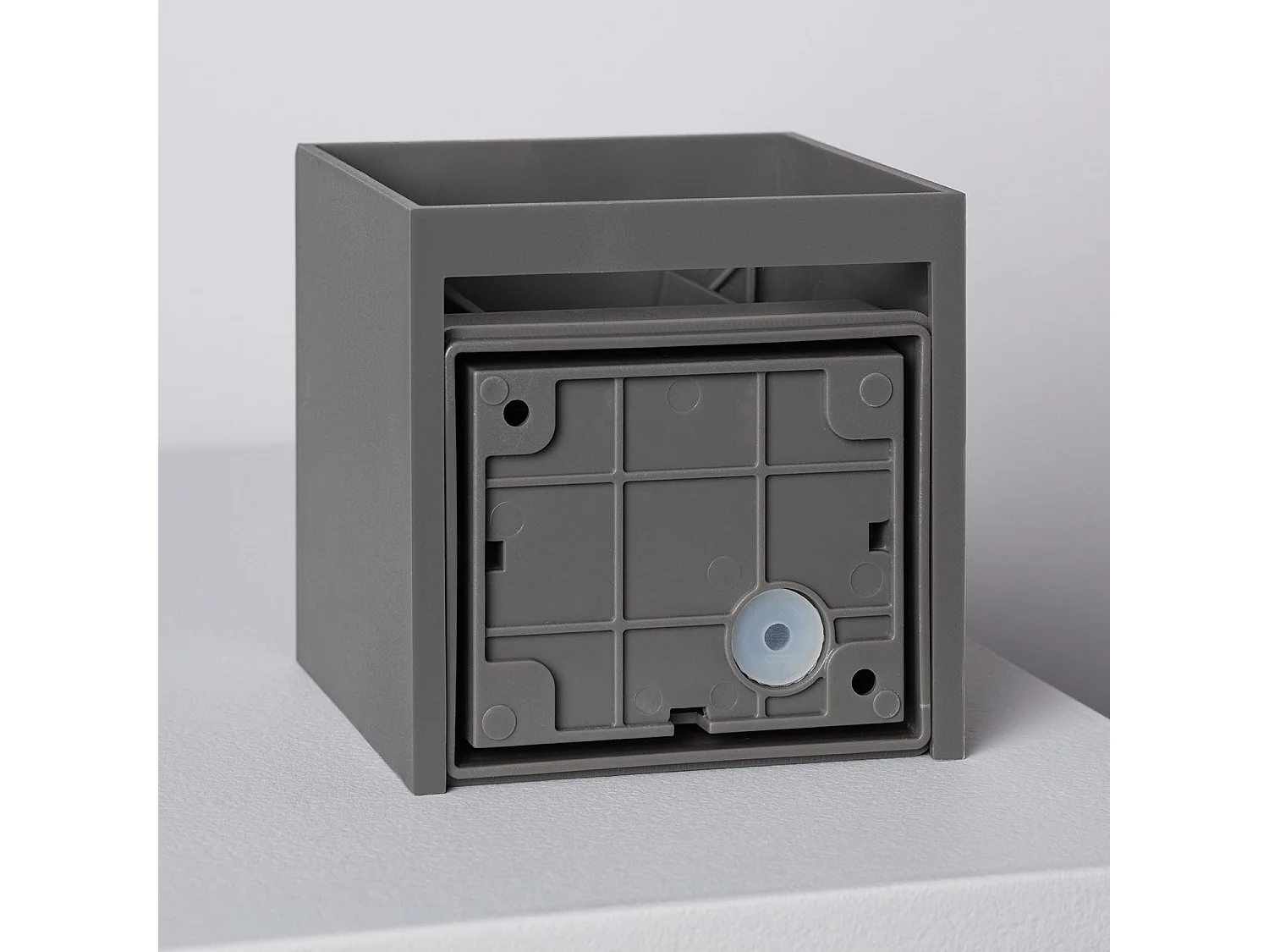 Aplique de Pared Exterior LED 6W Iluminación Doble Cara New Eros Gris Blanco Neutro 4000K