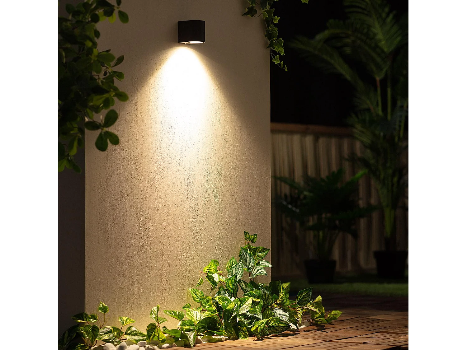 Applique Murale Extérieure Aluminium Gala Noir