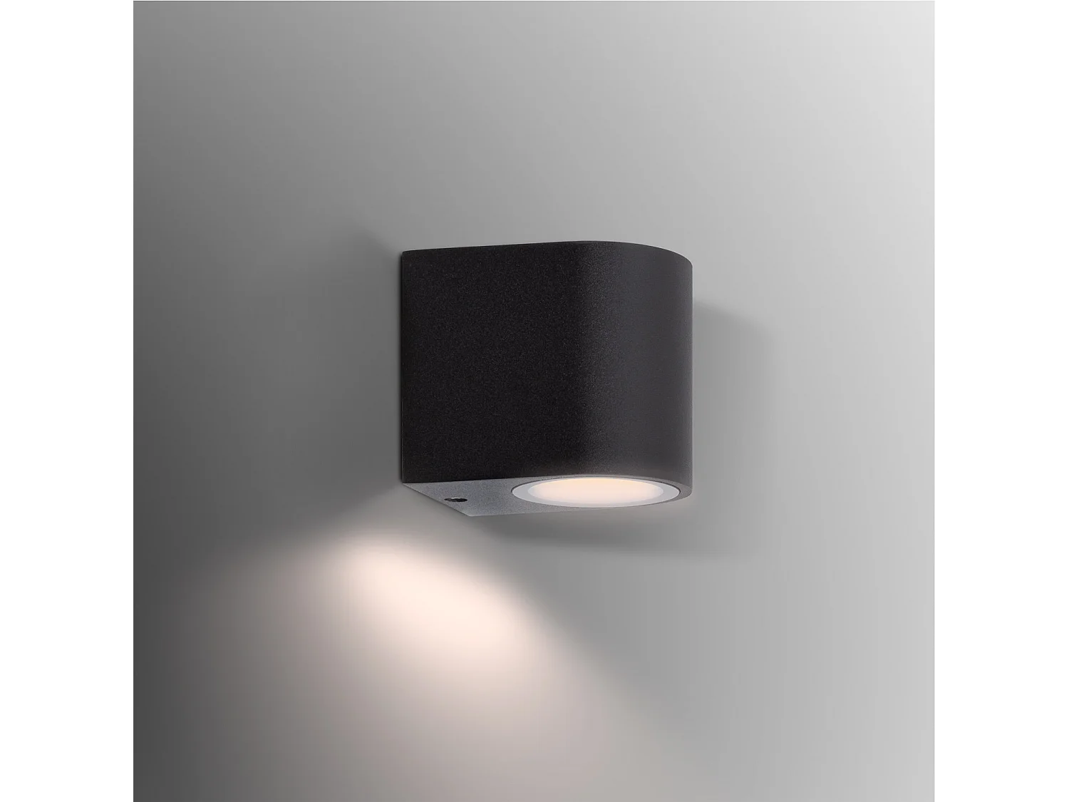 Applique da Parete per Esterni Alluminio Gala Nero