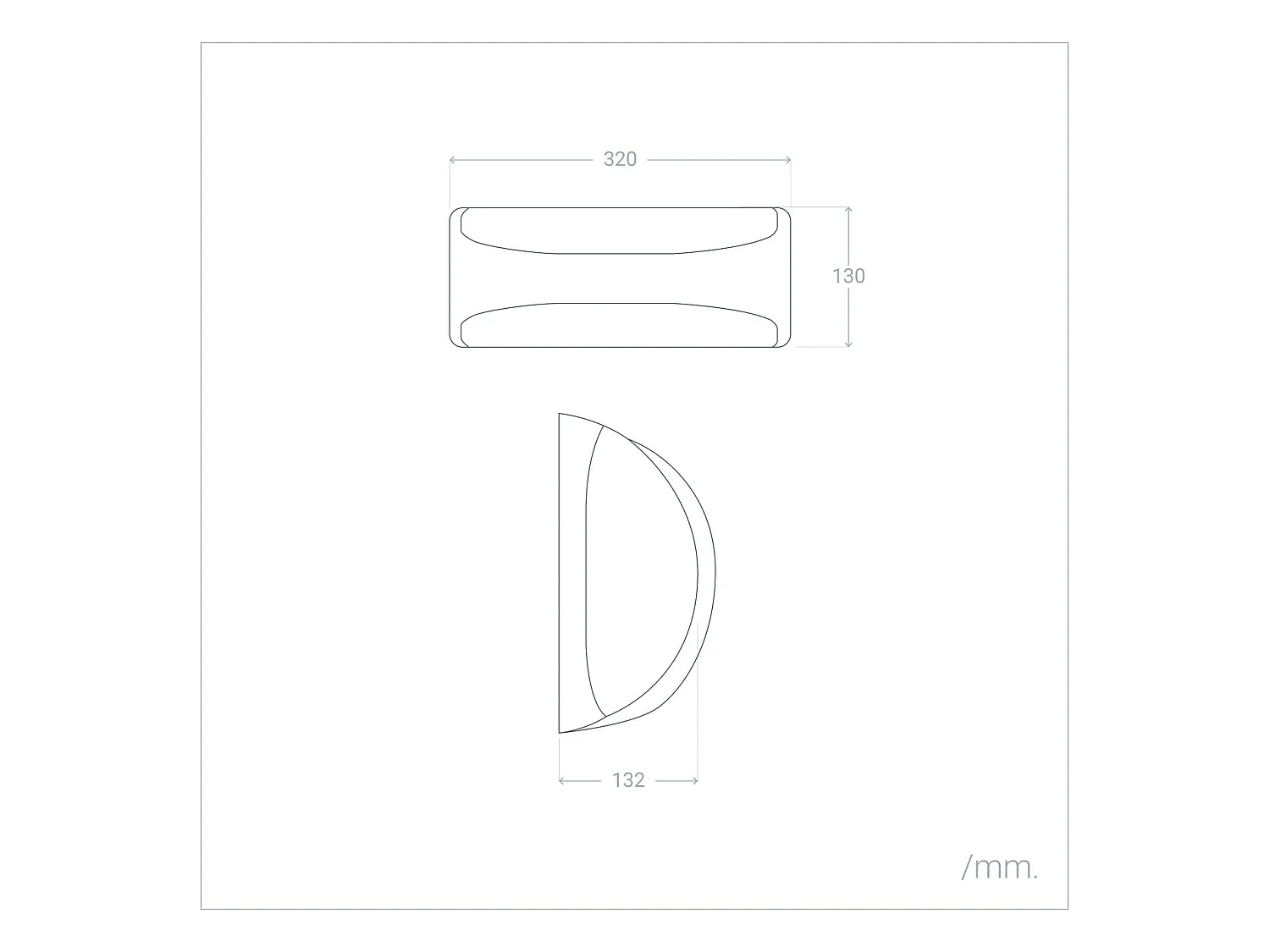 Aplique de Pared LED 12W Para Exterior Venus 6000K Blanco Frío