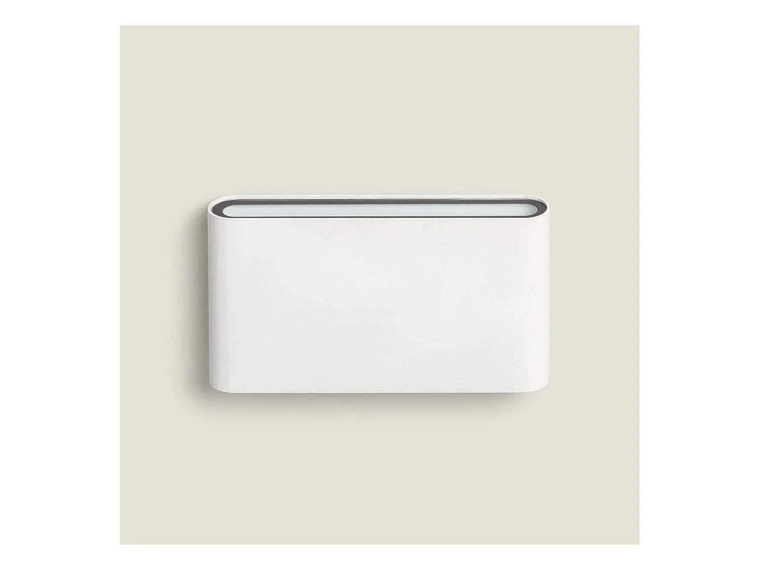 Applique Murale Extérieure  LED 12W Aluminium Rectangulaire Éclairage Double Face Blanche 2700K Blanc chaud