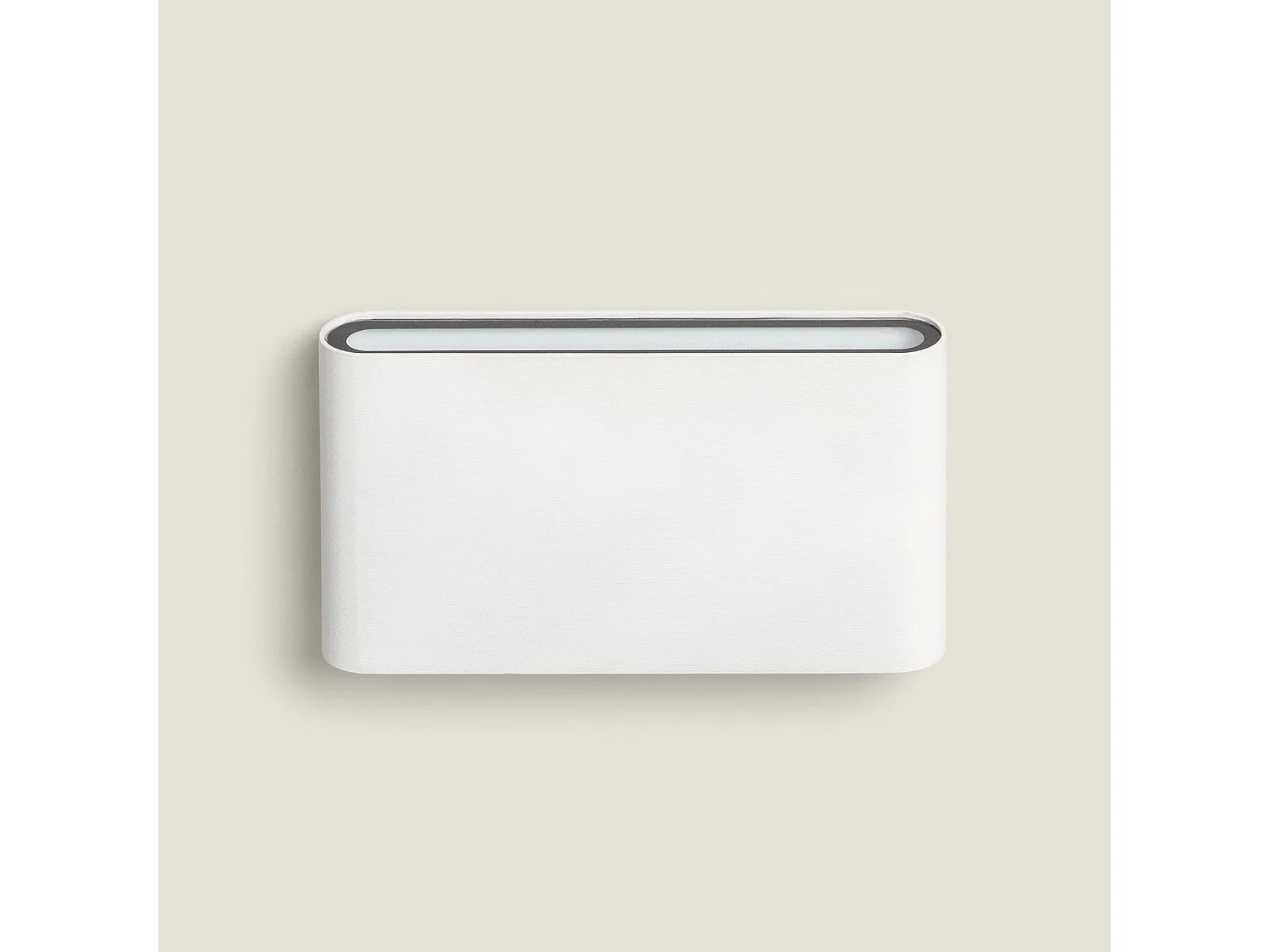 Applique Murale Extérieure  LED 12W Aluminium Rectangulaire Éclairage Double Face Blanche 2700K Blanc chaud