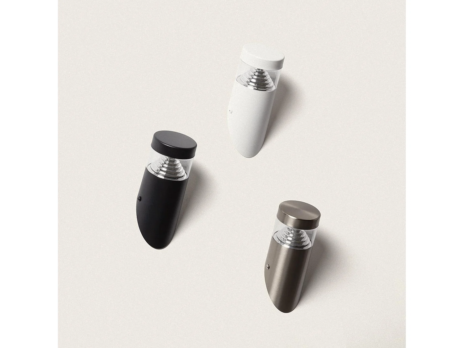 Applique Murale LED Extérieure 5W Acier Inoxydable Inti 3000K Blanc chaud