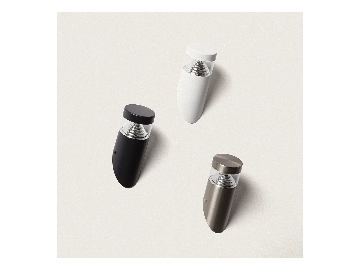 Applique Murale LED Extérieure 5W Acier Inoxydable Inti 3000K Blanc chaud