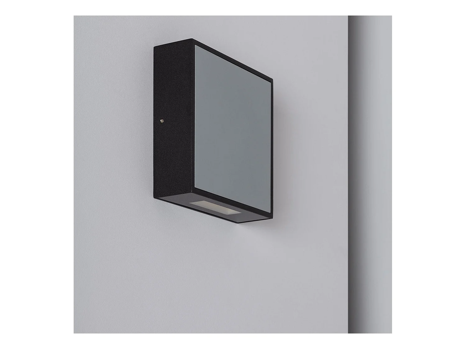 Aplique de Pared Exterior LED 6W Aluminio Roma Gris 3000K Blanco Cálido