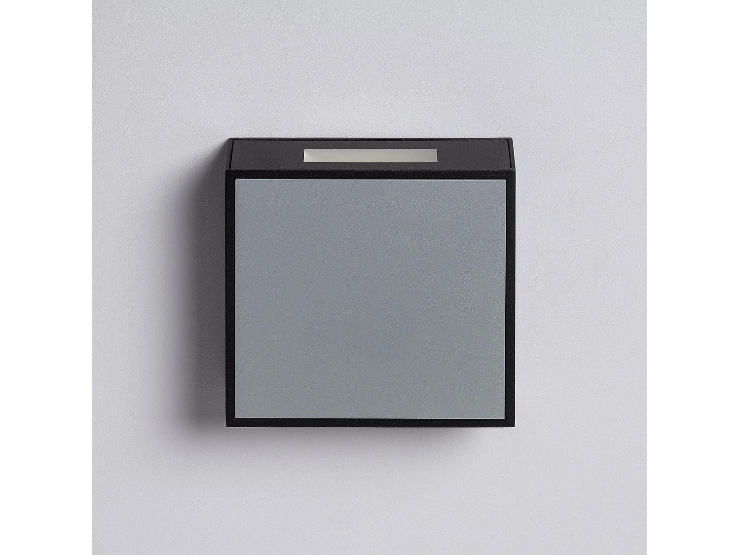 Aplique de Pared Exterior LED 6W Aluminio Roma Gris 3000K Blanco Cálido