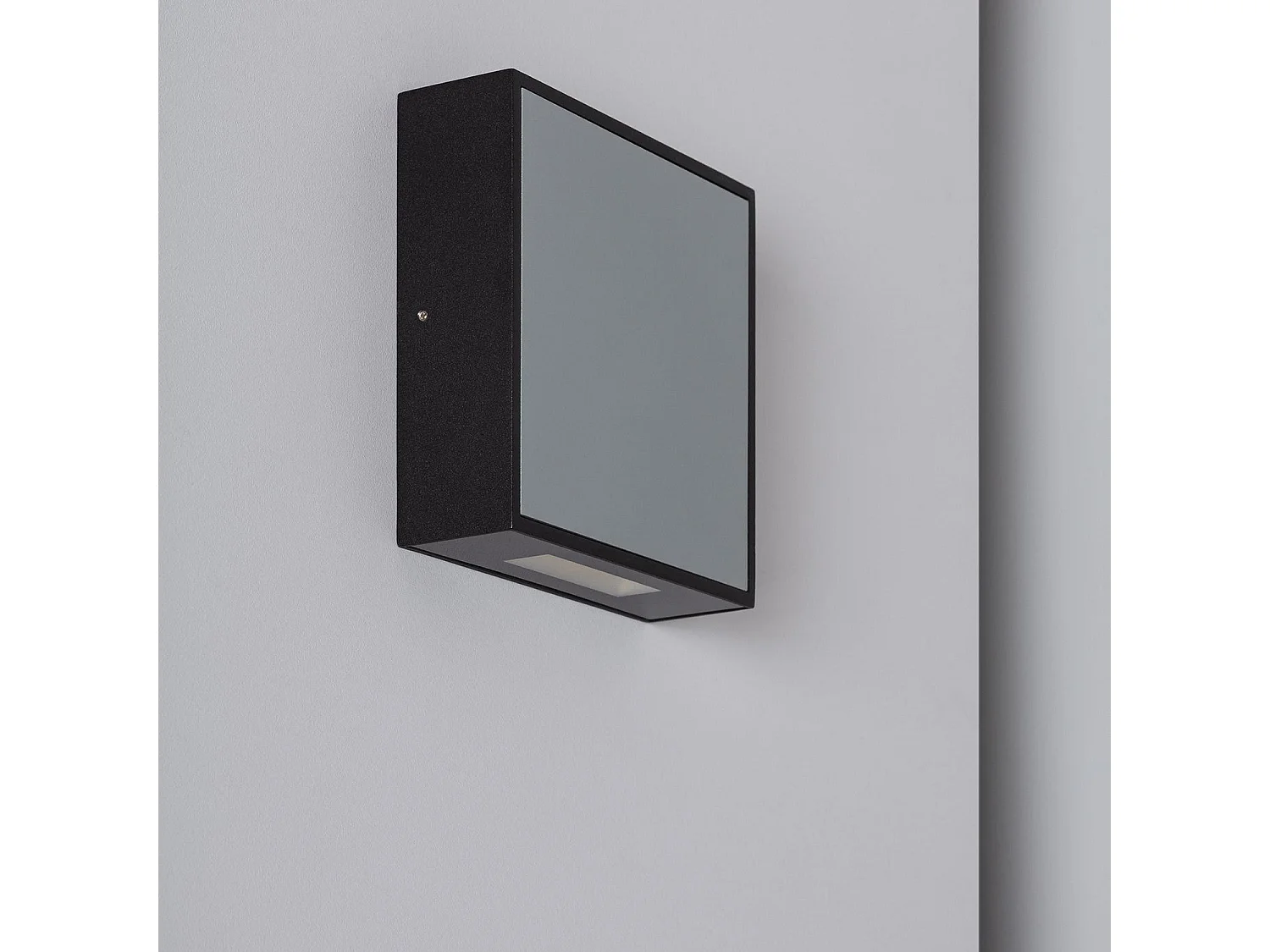 Applique Murale LED Extérieure Aluminium Roma 6W Grise 3000K Blanc chaud