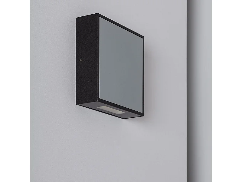 Applique Murale LED Extérieure Aluminium Roma 6W Grise 3000K Blanc chaud