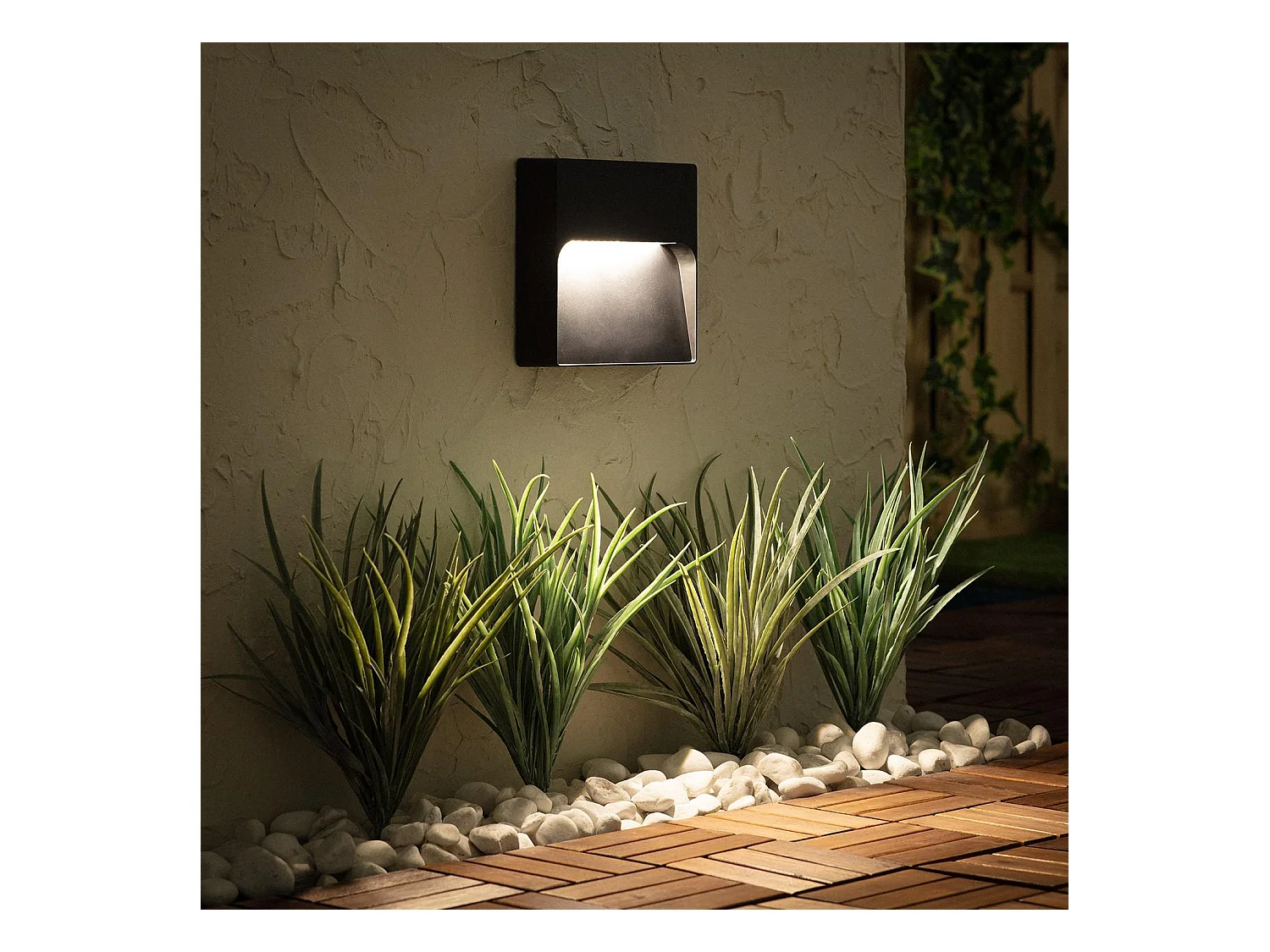 Balise LED Extérieure 6W en Saillie au Mur Arca  3000K Blanc chaud