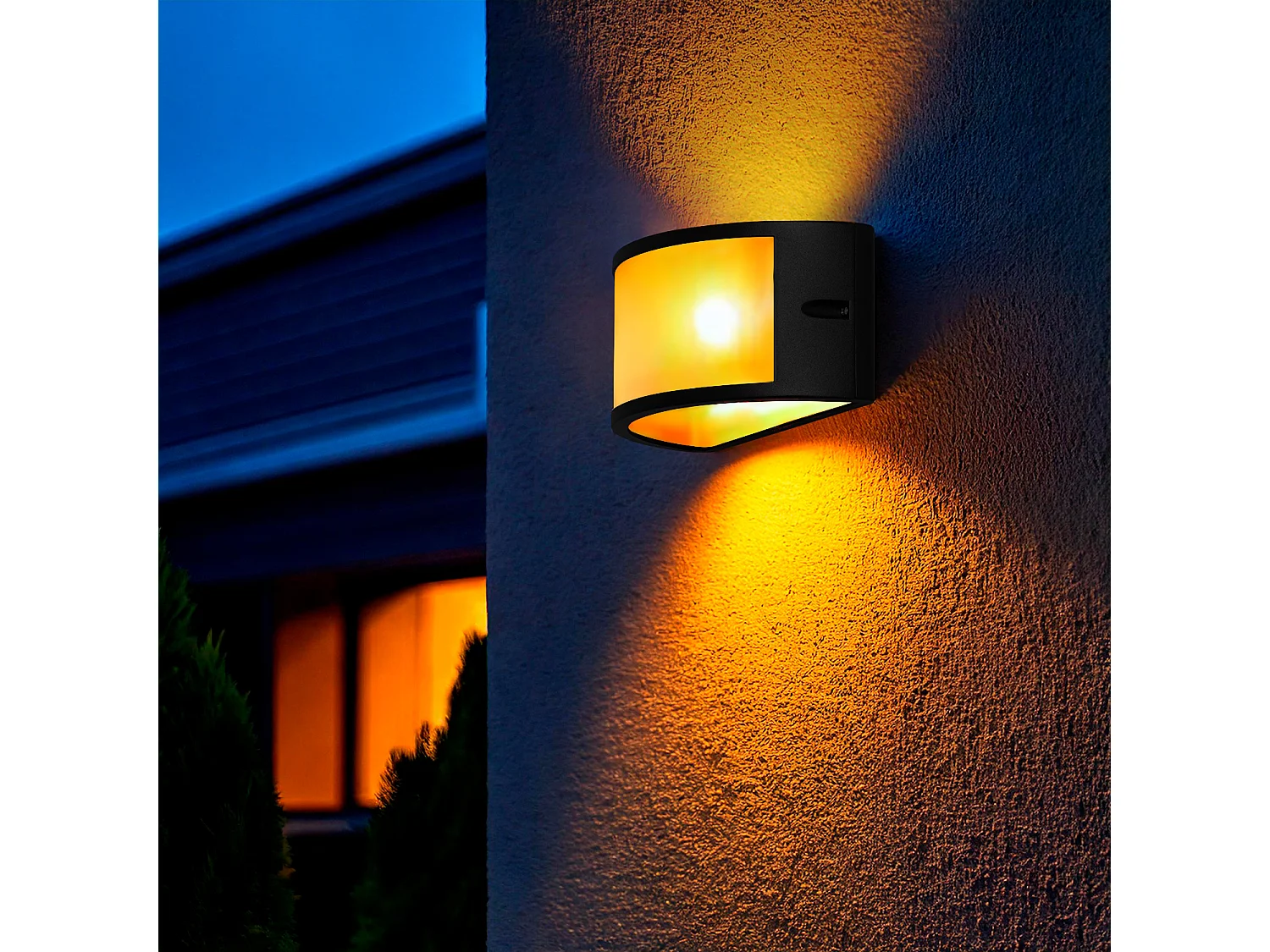 Applique Murale Extérieure Aluminium Lenir Noir