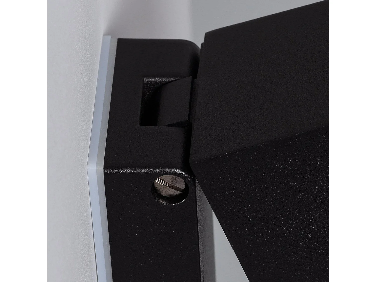 Aplique de Pared Exterior Aluminio Cuadrado Onuba Negro