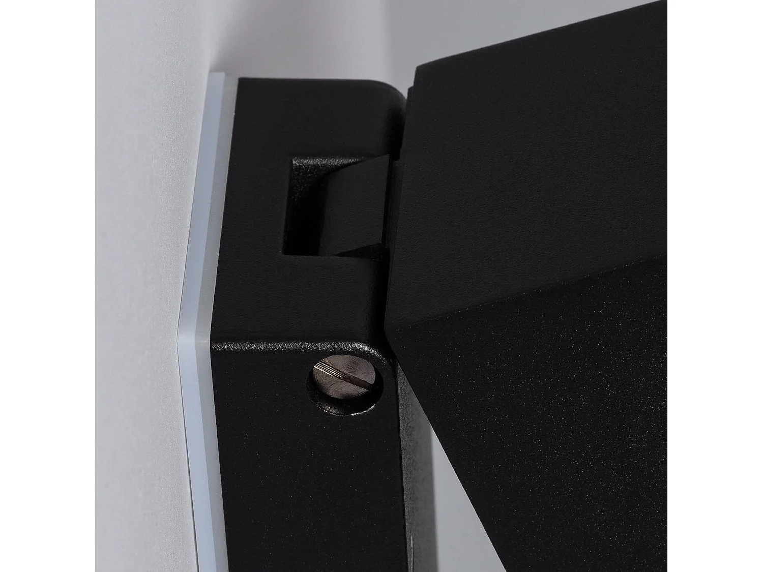 Aplique de Pared Exterior Aluminio Cuadrado Onuba Negro