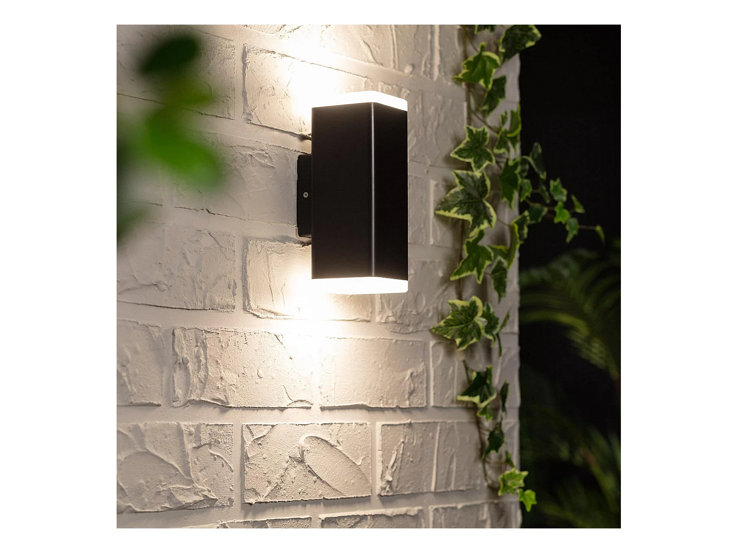 Aplique de Pared Exterior LED 12W Iluminación Doble Cara New Miseno 4000K Blanco Neutro