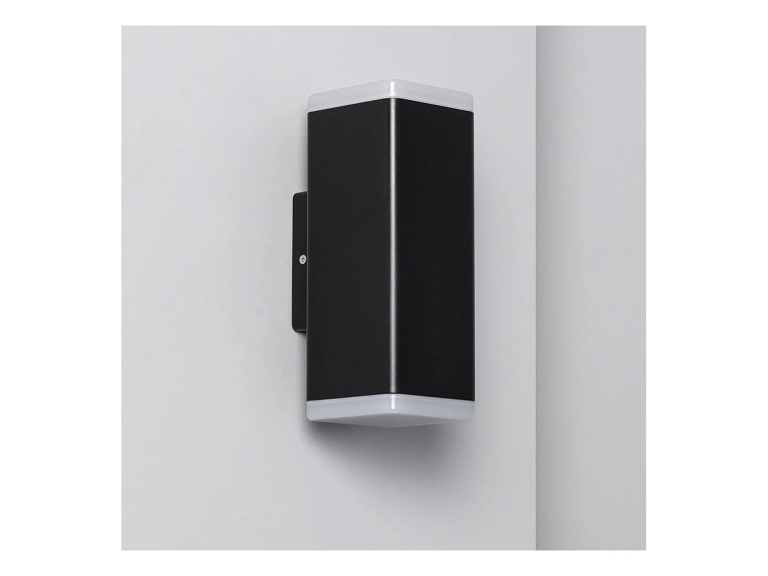 Aplique de Pared Exterior LED 12W Iluminación Doble Cara New Miseno 6000K Blanco Frío