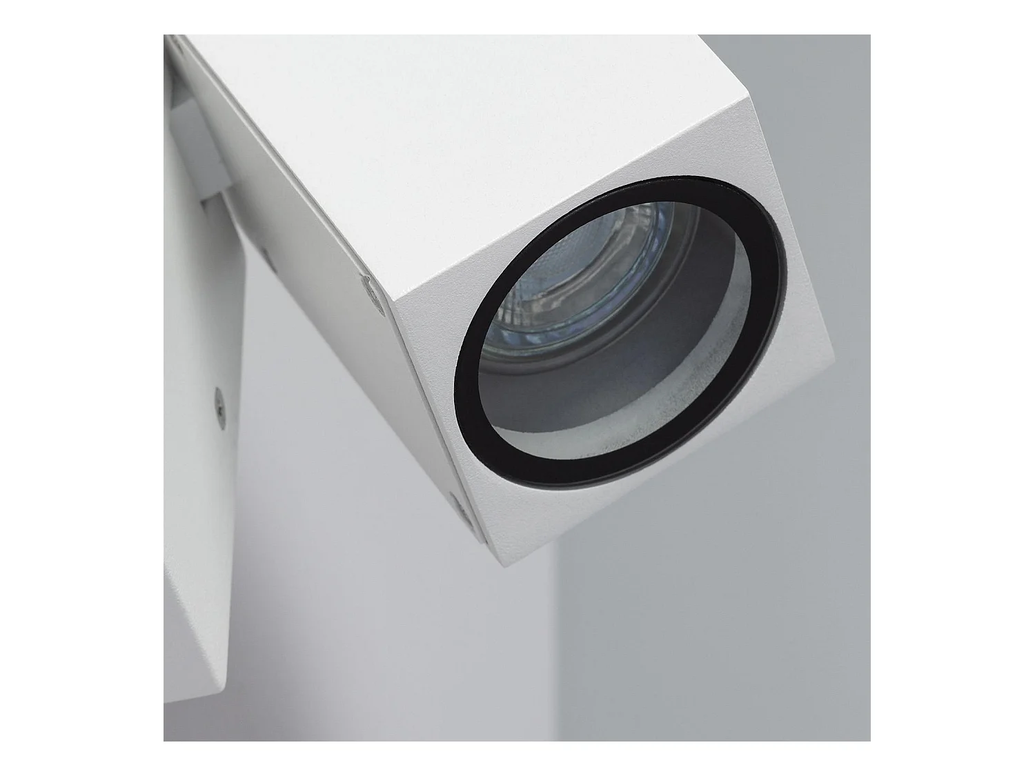 Applique Murale Extérieure Aluminium Carrée Onuba Blanc