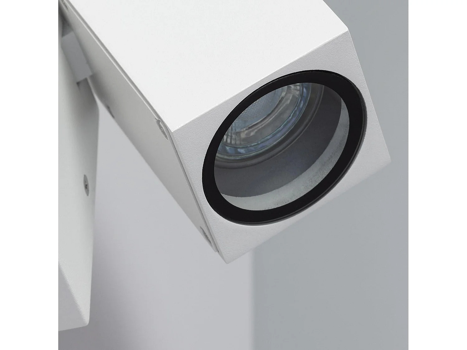 Applique Murale Extérieure Aluminium Carrée Onuba Blanc