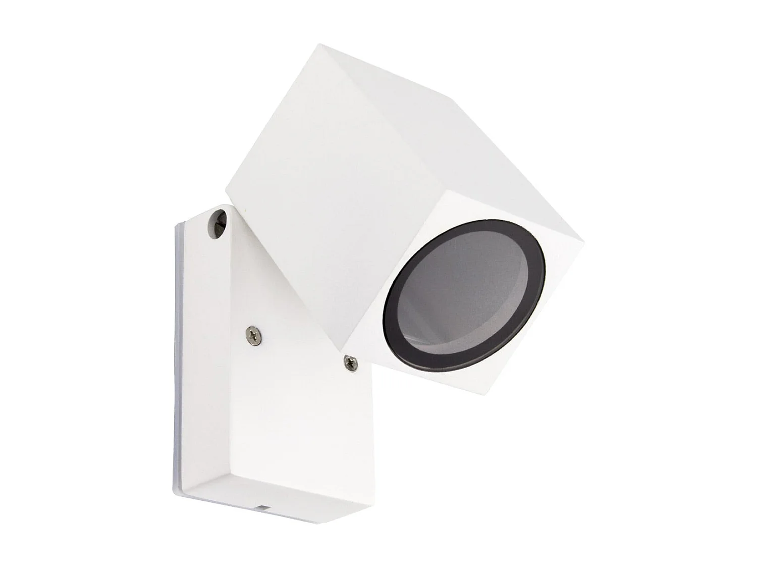 Applique Murale Extérieure Aluminium Carrée Onuba Blanc